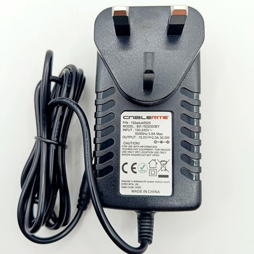 15v power supply adapter for - power,
