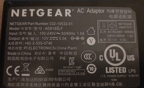 Genuine netgear adapter - netgear,
